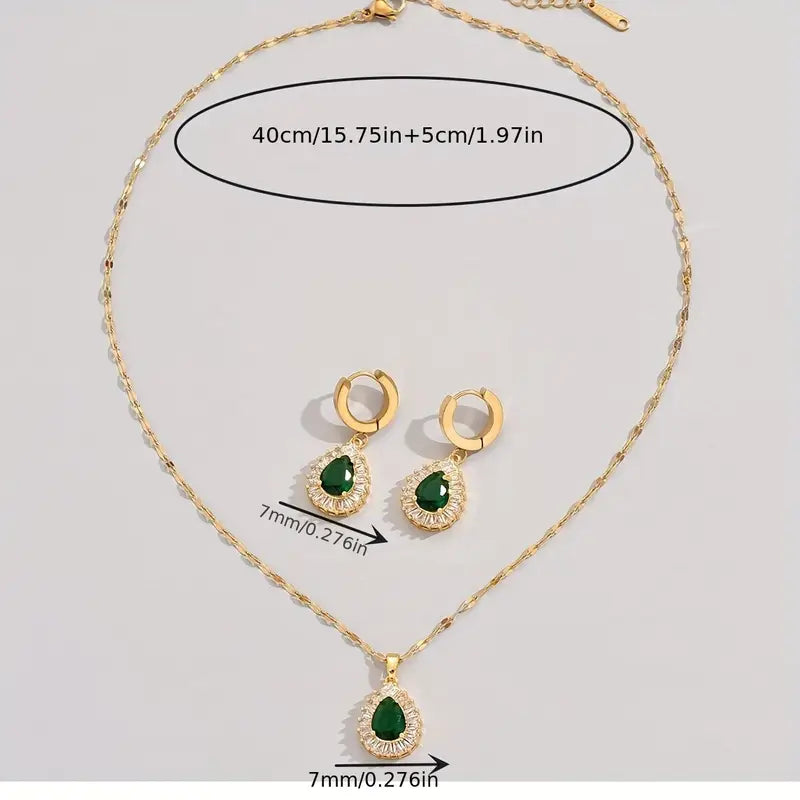 Conjunto de joyas Rheya Lysandelle | Oro