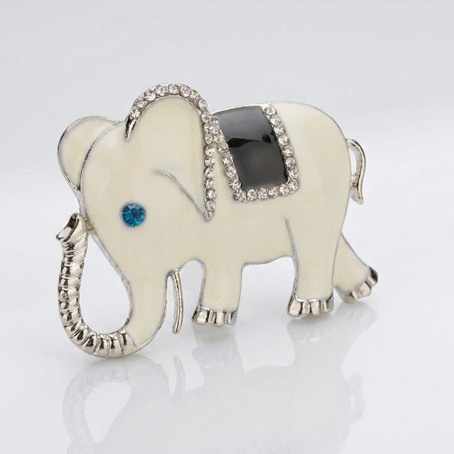 LUCKY ELEPHANT BROOCH