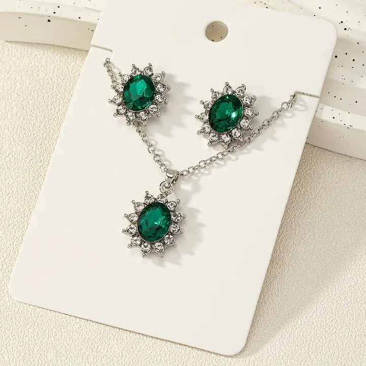 Conjunto de joyas Katya Smeryn | Oro blanco
