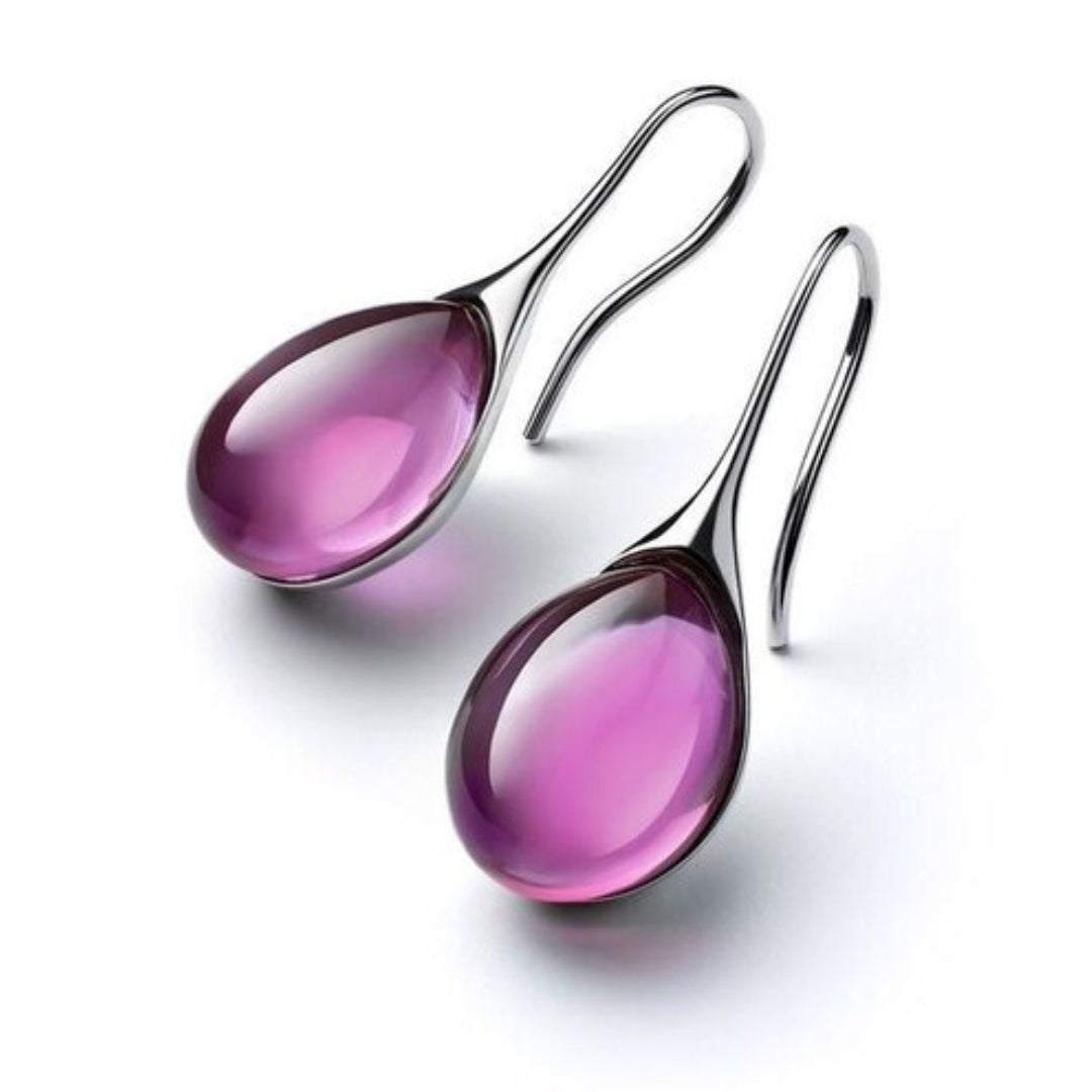 Pendientes de joyería de oro y plata
