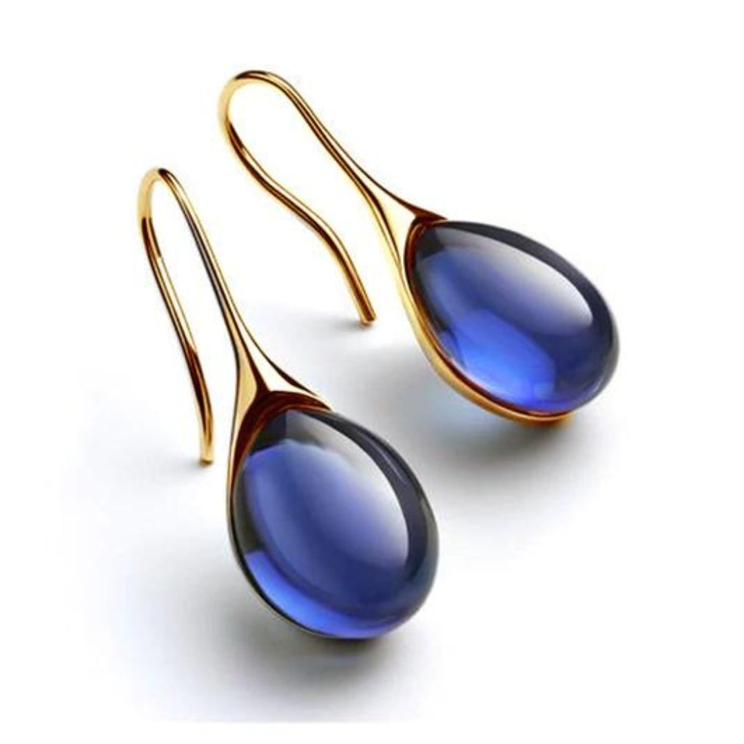 Pendientes de joyería de oro y plata