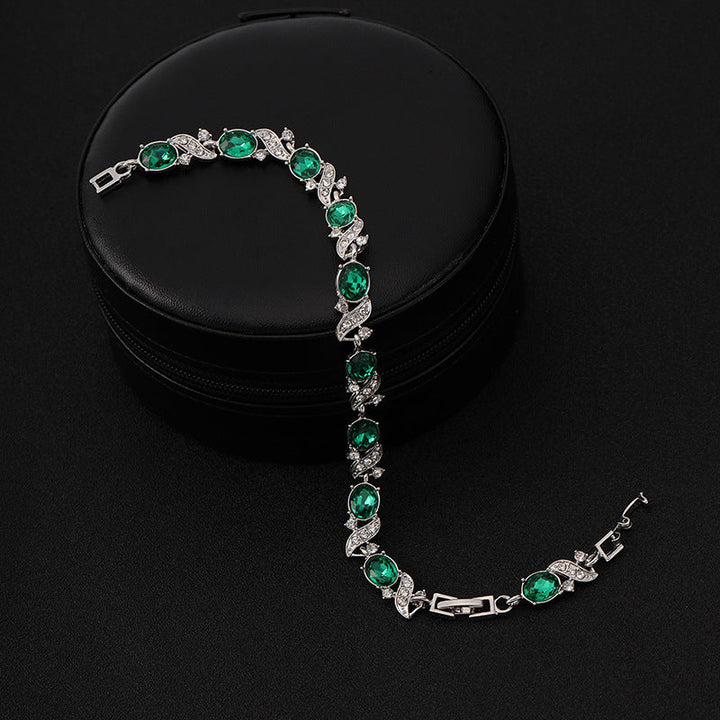 Pulsera Giada Bellini | Oro blanco