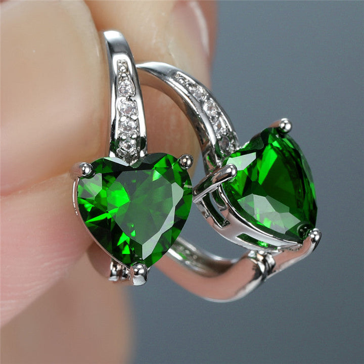 Pendientes Lunara Greystelle | Oro blanco