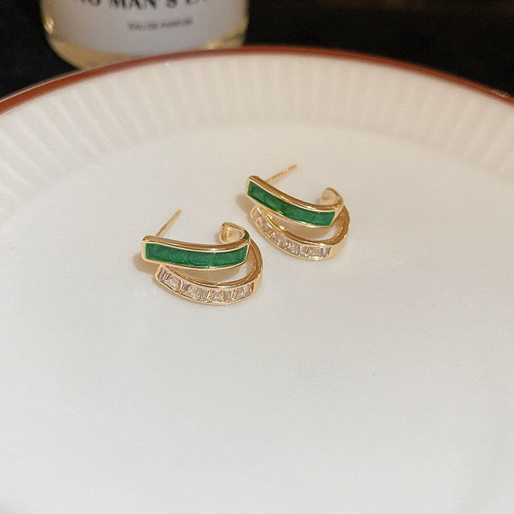 Pendientes Chloé Hoja | Oro