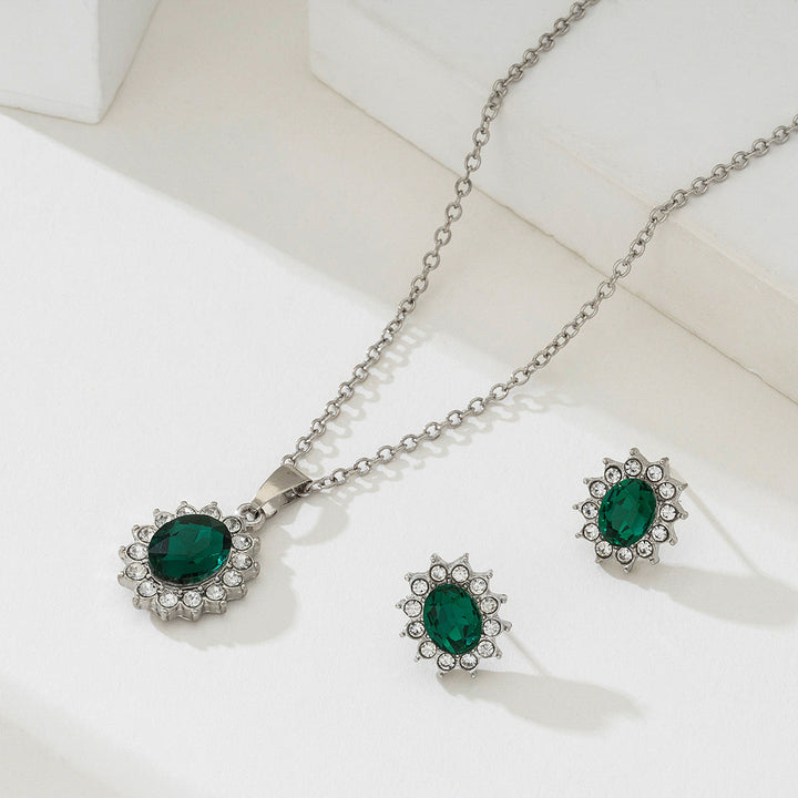 Conjunto de joyas Katya Smeryn | Oro blanco