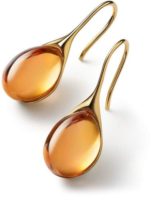 Pendientes de joyería de oro y plata