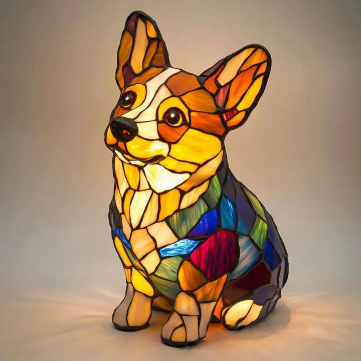 Pitchou – Lámpara de Corgi Radiante