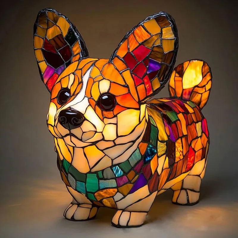 Pitchou – Lámpara de Corgi Radiante